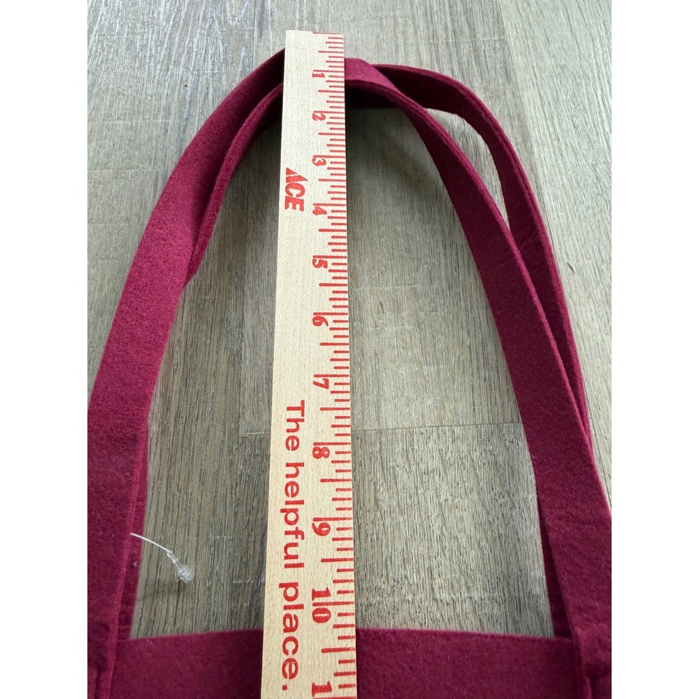 Bath & Body Works Magenta Pink Felt Bag Embroidered Black Friday Tote 2025 - Picture 10 of 10